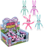 Bendable Easter Bunnies (24 Pc Display)