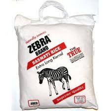 ZEBRA BASMATI RICE 10 LB