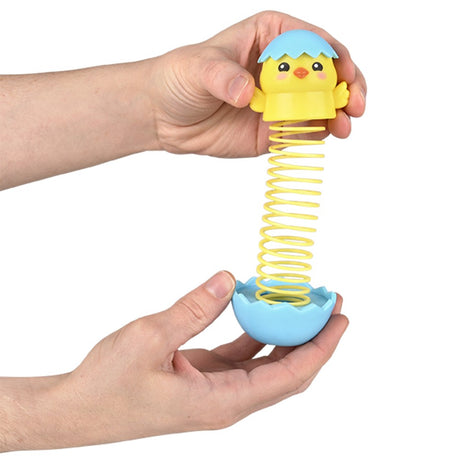 Easter Chick Fidget Spring 4.7" (12 Pc Display)