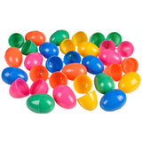 Plastic Easter Eggs 2.5" Hinged (100 Pieces)