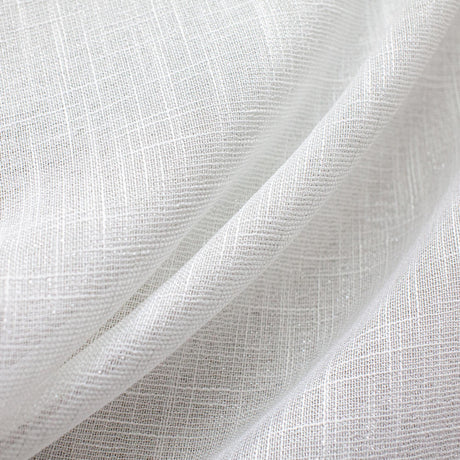 Zeil Fabric Polyester Fabric - Solid Metallic Thread Sheer, 110" Width (1 Yard)