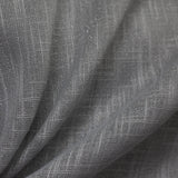 Zeil Fabric Polyester Fabric - Solid Metallic Thread Sheer, 110" Width (1 Yard)