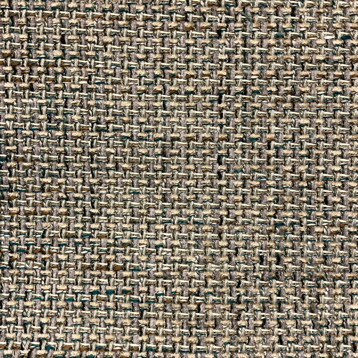 Zella Basket Woven Linen Look Polyester Viscose Acrylic Fabric - Multi Color Textured Basket Weave, 55" Width (1 Yard)