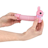 Easter Bunny Fidget Pop Tube 7" (12 Pc Display)