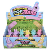 Easter Bunny Fidget Pop Tube 7" (12 Pc Display)