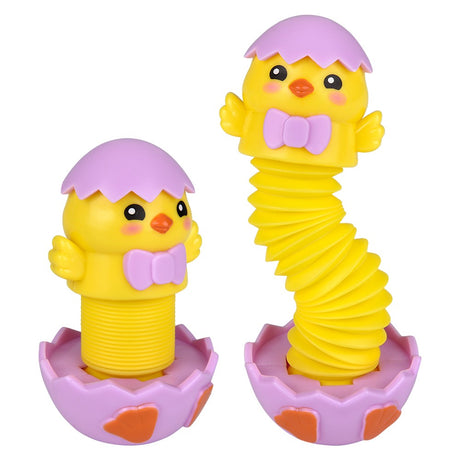 Easter Chick Fidget Pop Tube 7" (12 Pc Display)