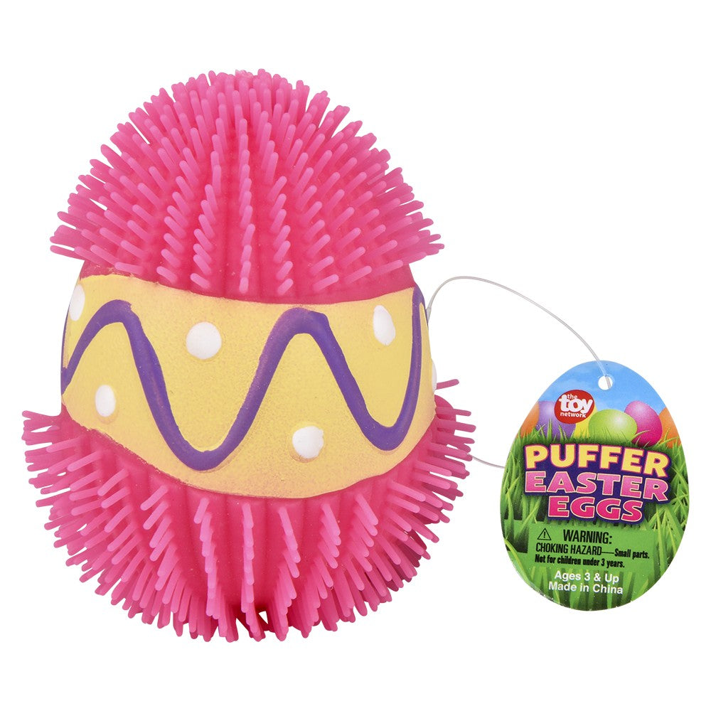 Easter Egg Puffer Toy (6 Pc Display)
