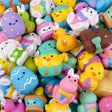 Easter Character Assortment Mini Rubber Figures (50 Pc)
