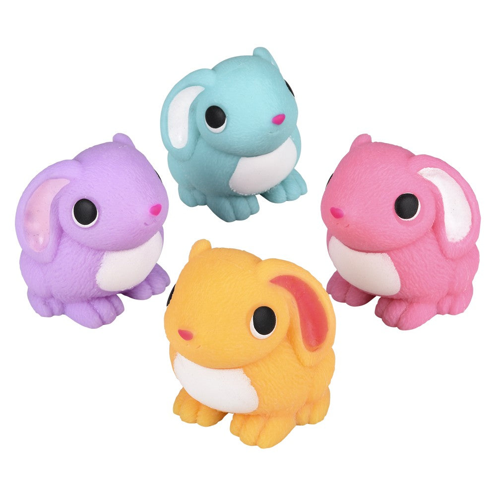 Easter Bunny Squish And Stretch Fidget Toy (12 Pc Display)
