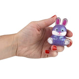 Squish Sticky Glitter Easter Bunny (12 Pc Display)