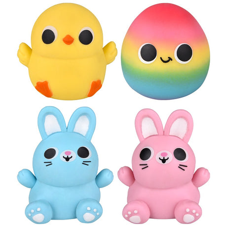 Easter Squish Stretch Assortment (12 Pc Display)