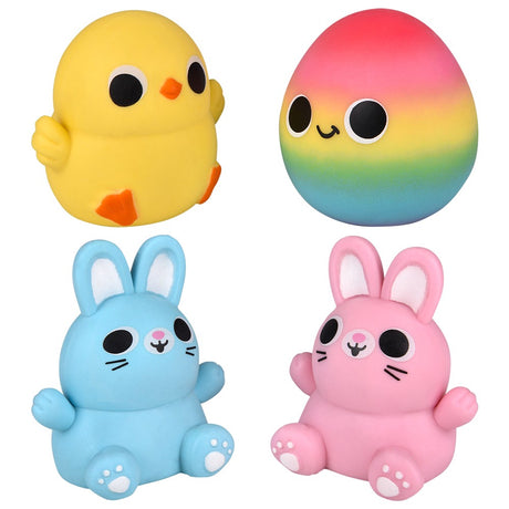 Easter Squish Stretch Assortment (12 Pc Display)