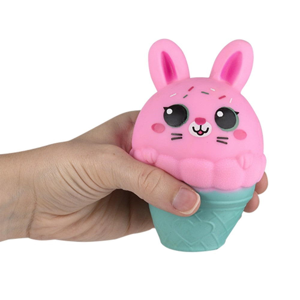 Easter Ice Cream Bunny Squish And Stretch 5" (1 DSP)