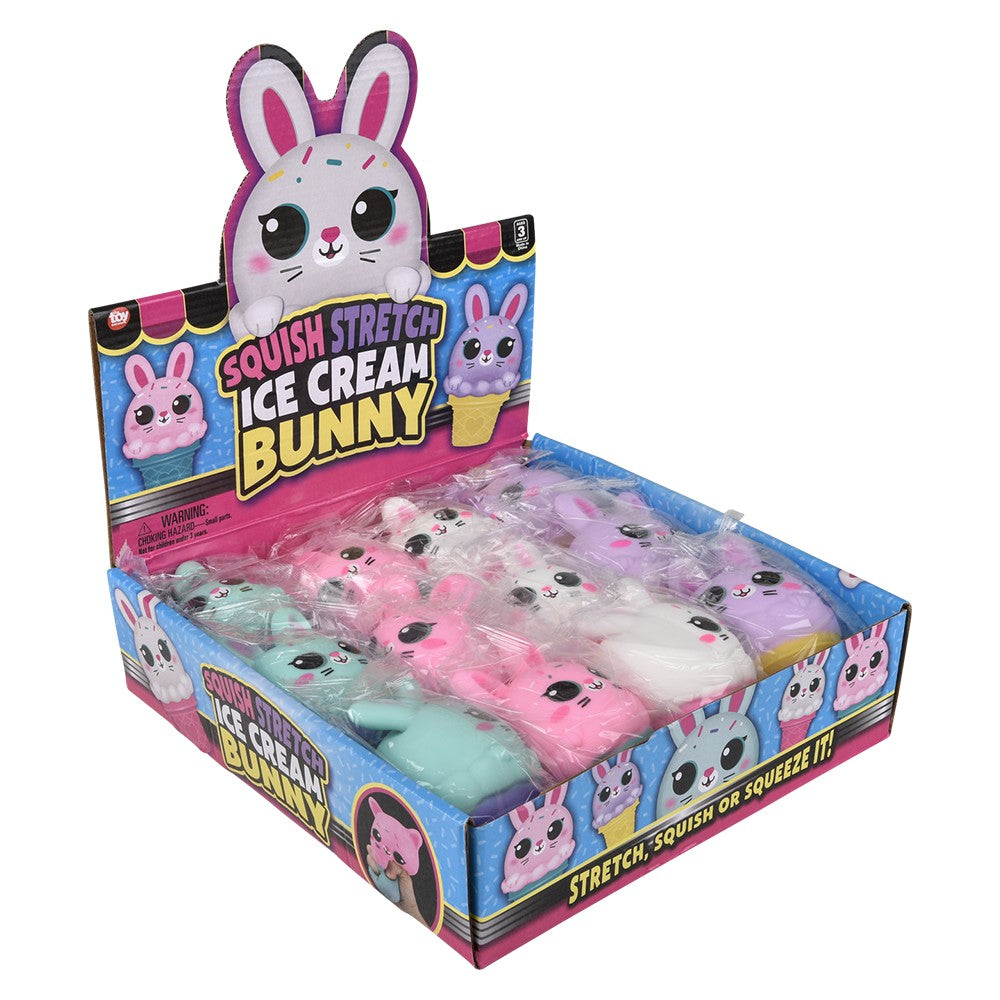 Easter Ice Cream Bunny Squish And Stretch 5" (1 DSP)