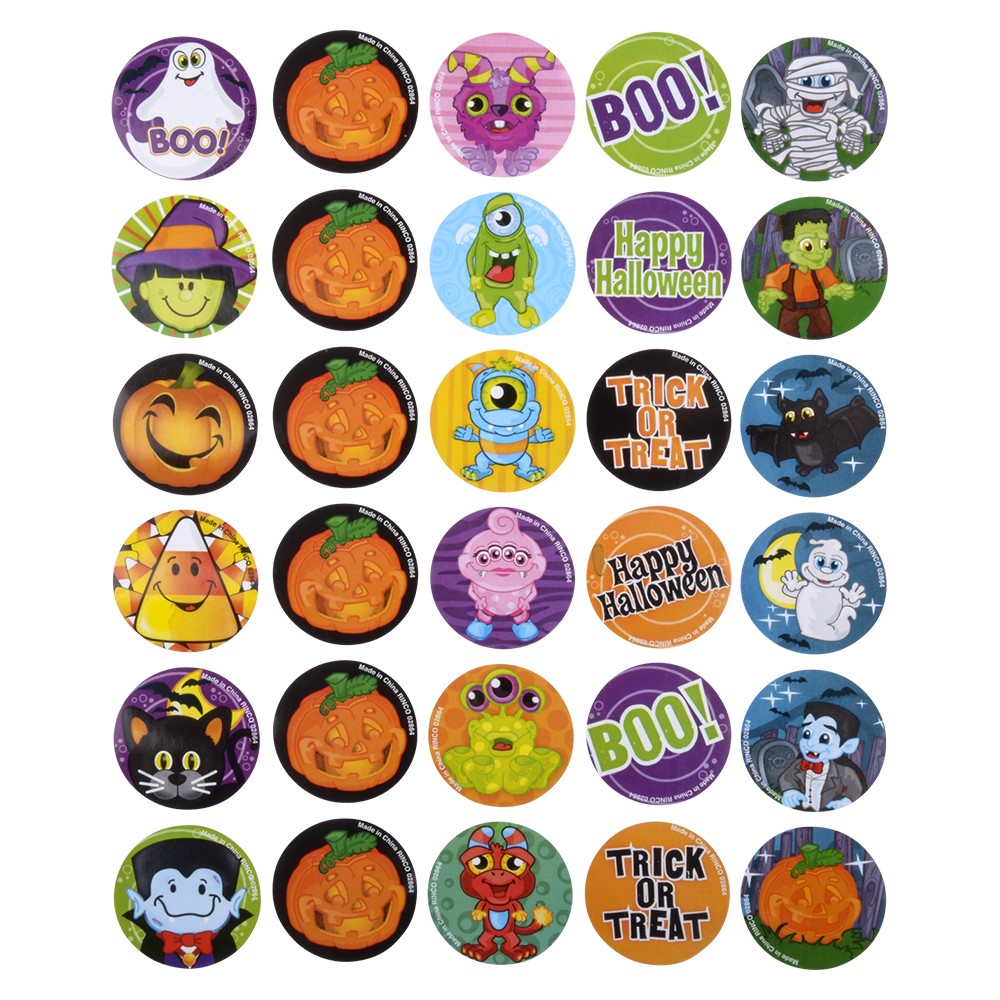 Halloween Roll Sticker Assortment (500 pcs)