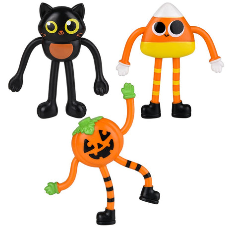 Halloween Bendable Assortment 4.5" (24 Pc Display)