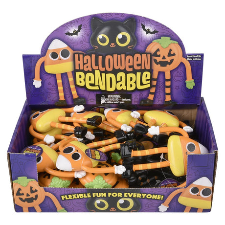 Halloween Bendable Assortment 4.5" (24 Pc Display)