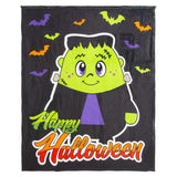 Halloween Blanket Monster Plush 50" x 60"