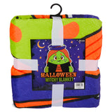 Halloween Blanket Witchy Plush (1 PC)