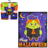 Halloween Blanket Witchy Plush (1 PC)