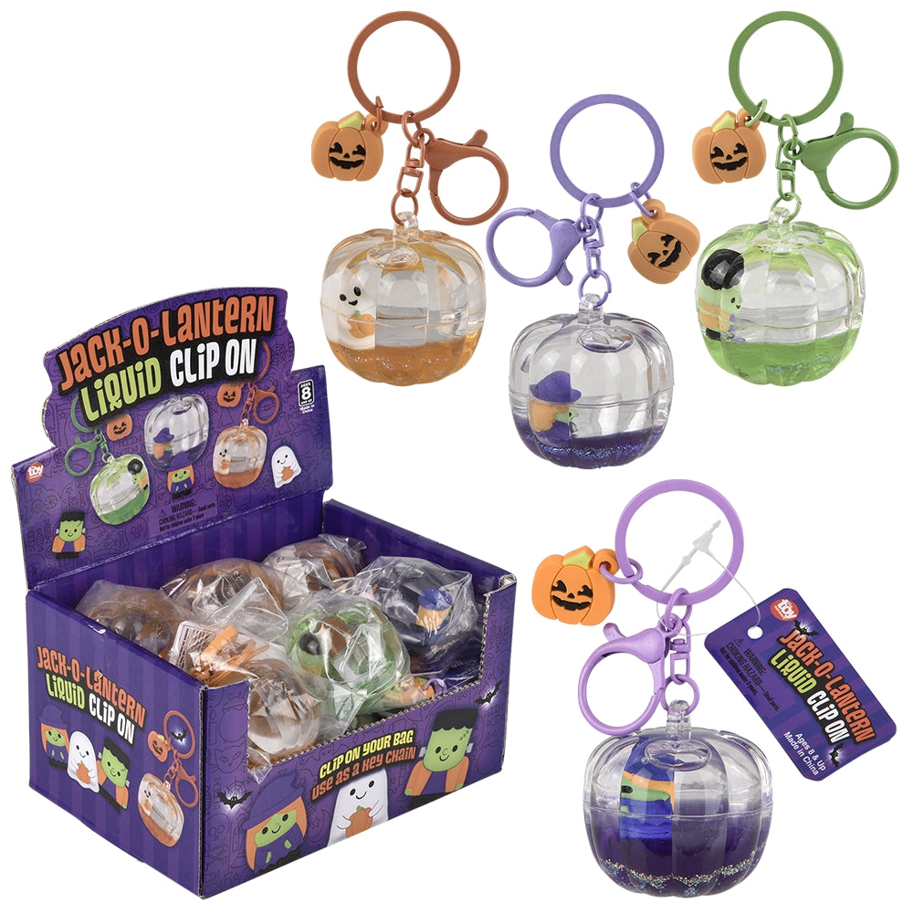 Jack O Lantern Clip On (12 Pc Display)