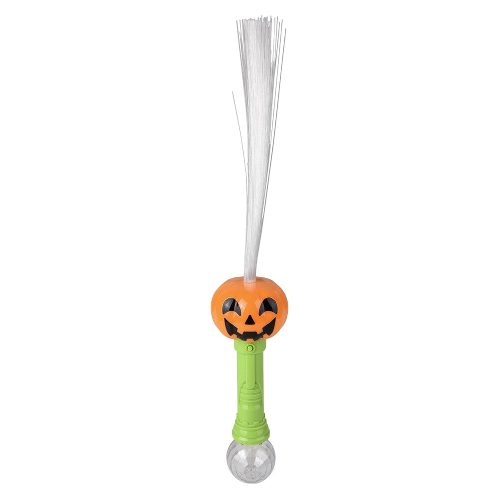 Light-Up Jack O Lantern Fiber Optic Wand