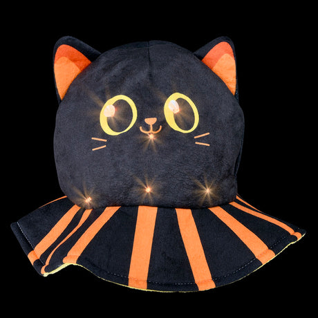 Light-Up Halloween Black Cat Hat