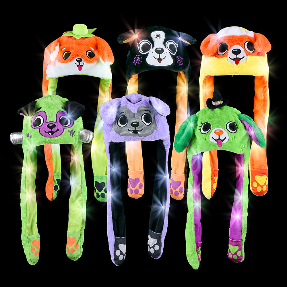Halloween Dog Light-Up Hat