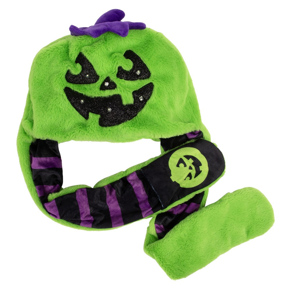 Light-Up Jack O' Lantern Hat (6 Pc Poly Bag)