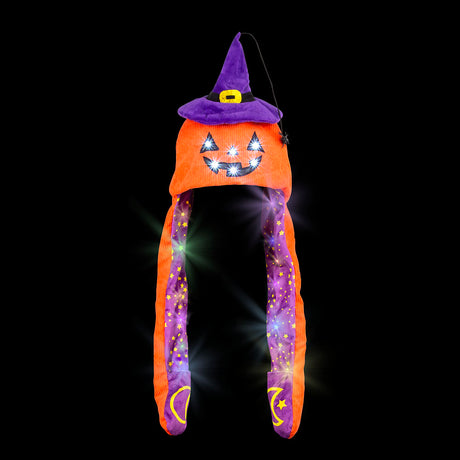 Halloween Jack O' Lantern Light-Up Hat