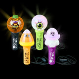 Halloween Mini Light Up Spinning Wand Necklace 4.5" (12 PC Display)