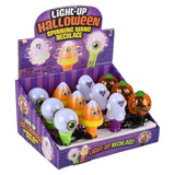 Halloween Mini Light Up Spinning Wand Necklace 4.5" (12 PC Display)