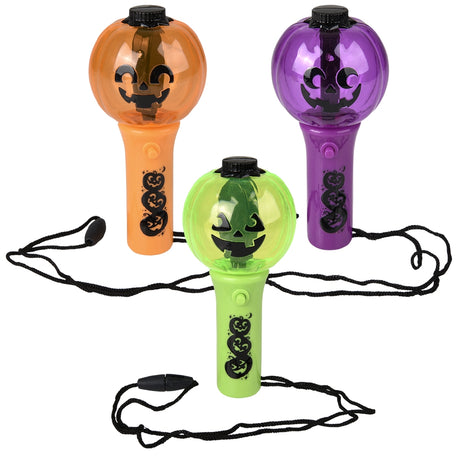 Jack O Lantern Light Up Wand Necklace (1 DSP)