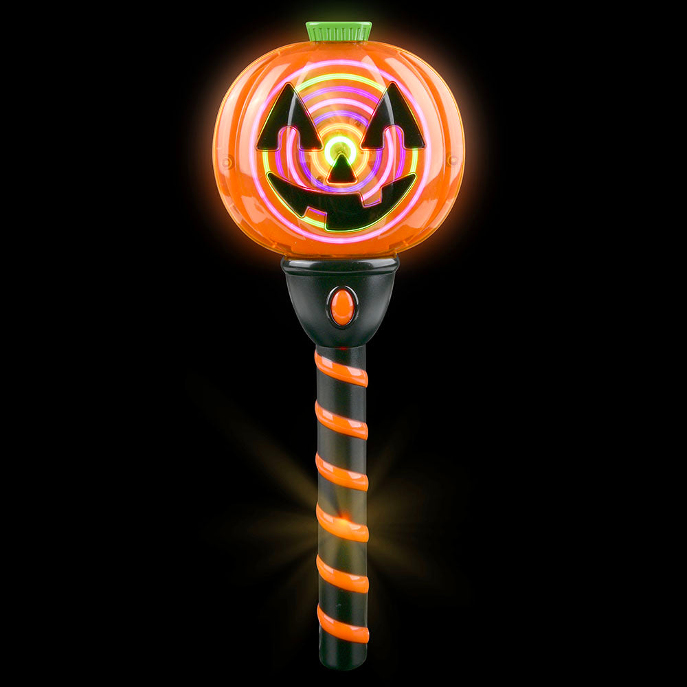 Light-Up Jack O Lantern Wand (Dozen)