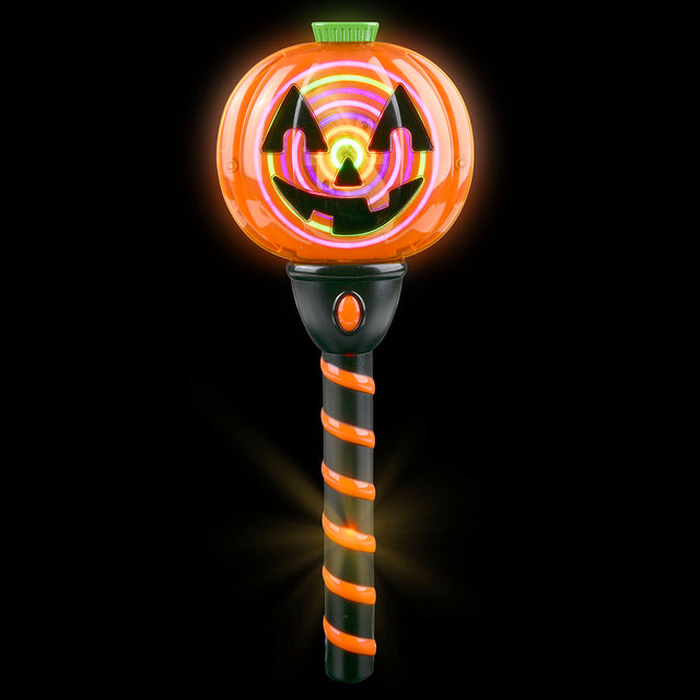 Light-Up Jack O Lantern Wand (Dozen)