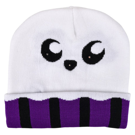 Light-Up Ghost Beanie Hat