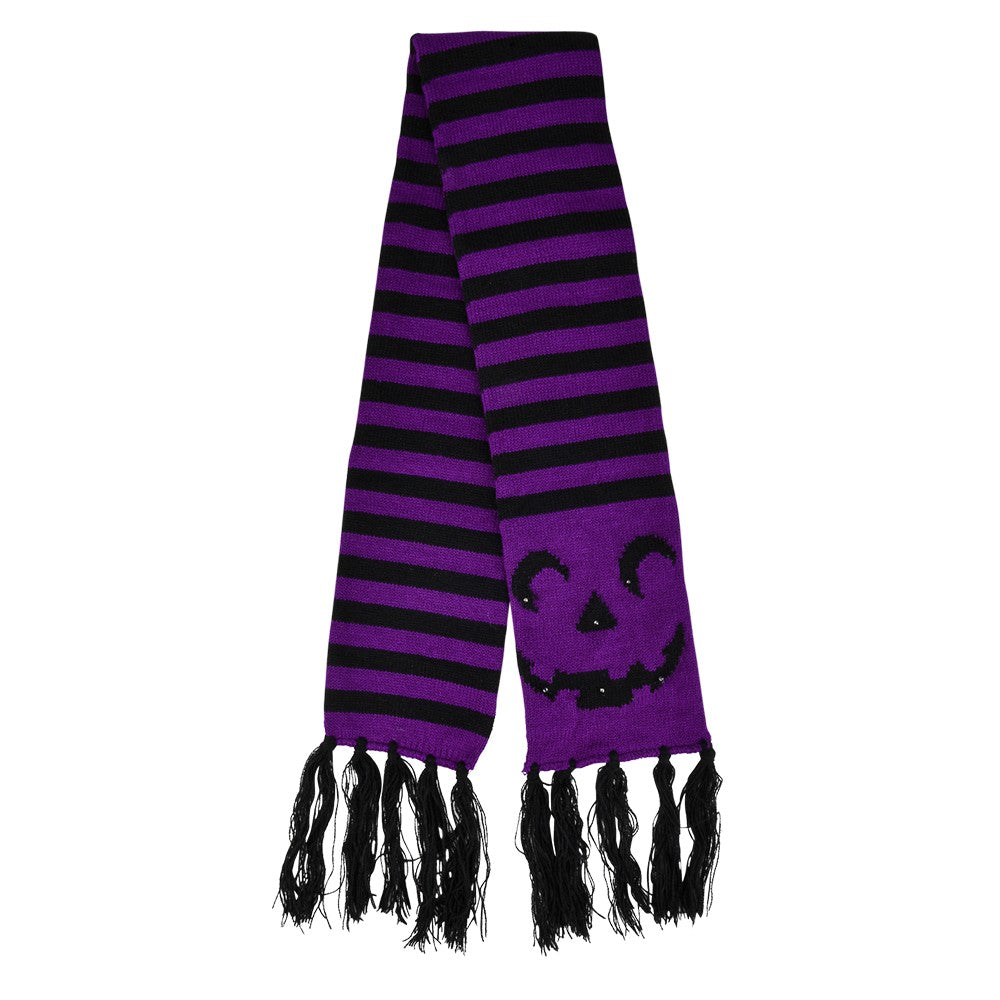 Light-Up Jack O'Lantern Scarf Assortment (3/Unit)