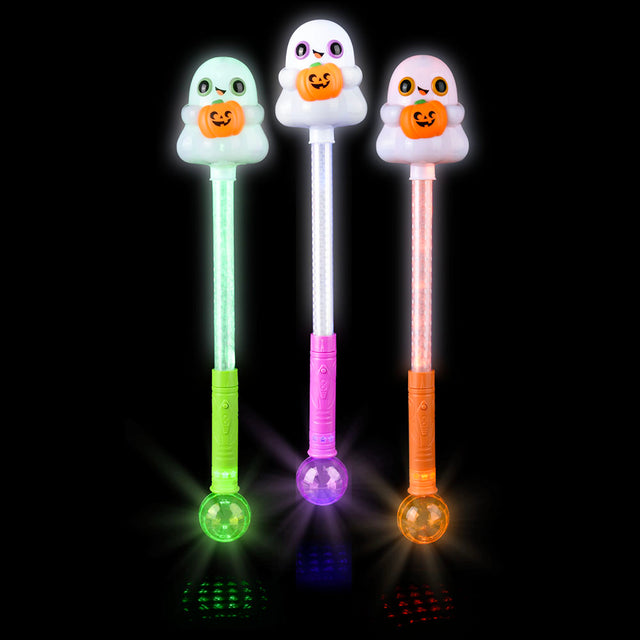 Light-Up Ghost Magic Ball Wand (1 PC)