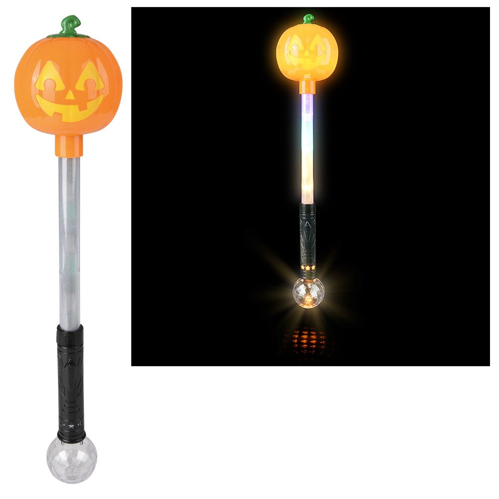 Light-Up Jack-O-Lantern Magic Ball Wand