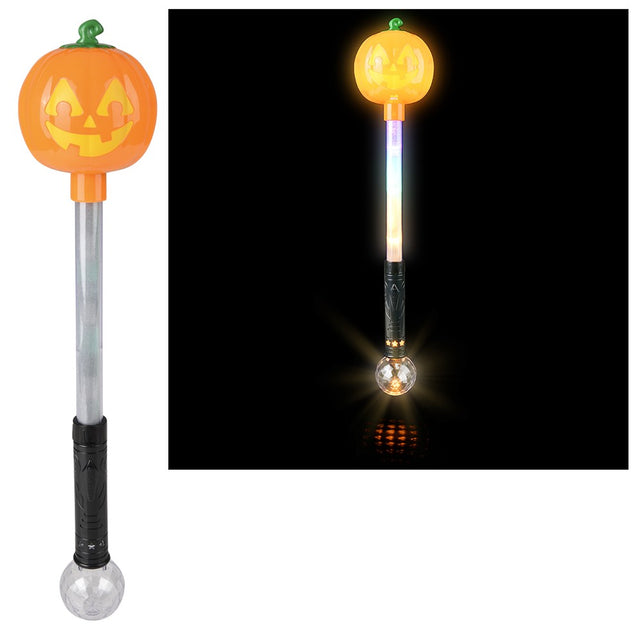 Light-Up Jack-O-Lantern Magic Ball Wand