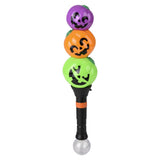 Light-Up Triple Jack O Lantern Wand (1 PC)