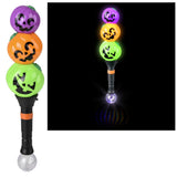 Light-Up Triple Jack O Lantern Wand (1 PC)