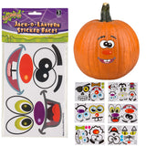 Jack-O-Lantern Stickers for Pumpkins (1 DZ)