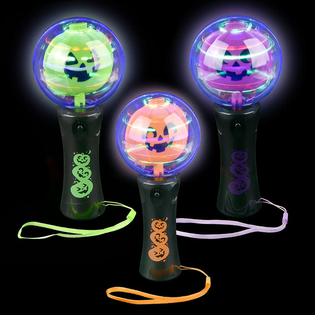 Light-Up Jack O Lantern Magic Ball Wand
