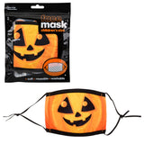Jack-O-Lantern Face Mask Child Size (1 DZ)