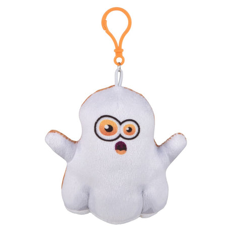 Halloween Plush Ghost Backpack Clip On (1 DZ)