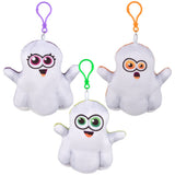 Halloween Plush Ghost Backpack Clip On (1 DZ)