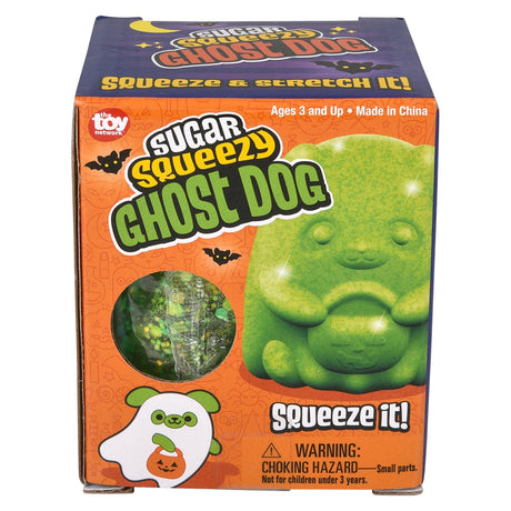 Halloween Ghost Dog Squeezy Toy 4"