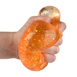Halloween Pumpkin Bear Squeezy Toy 4"