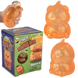 Halloween Pumpkin Bear Squeezy Toy 4"